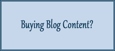 Buying blog content?